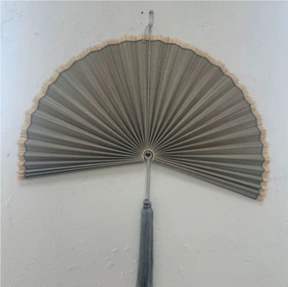 Decorative Hanging Fan For Tea Rooms Wall-Mounted Craft Fan Creative Decorative Hanging Ornament view 11