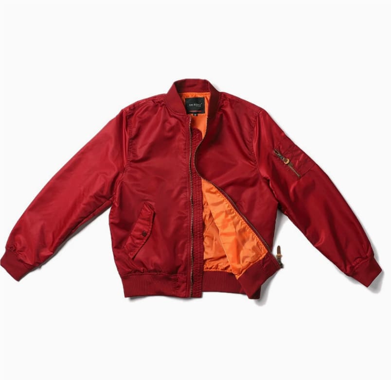 Men's Sports Casual Stand Collar Air Force MA1 Pilot Jacket Men's Baseball Jersey view 11