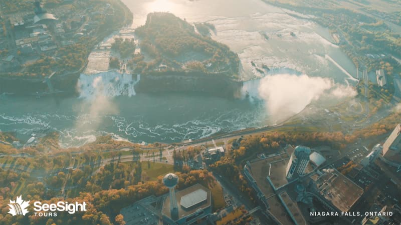 Niagara Falls Helicopter View