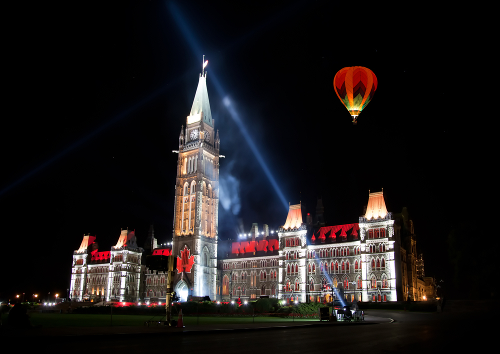 Sound and Light Show on Parliament Hill