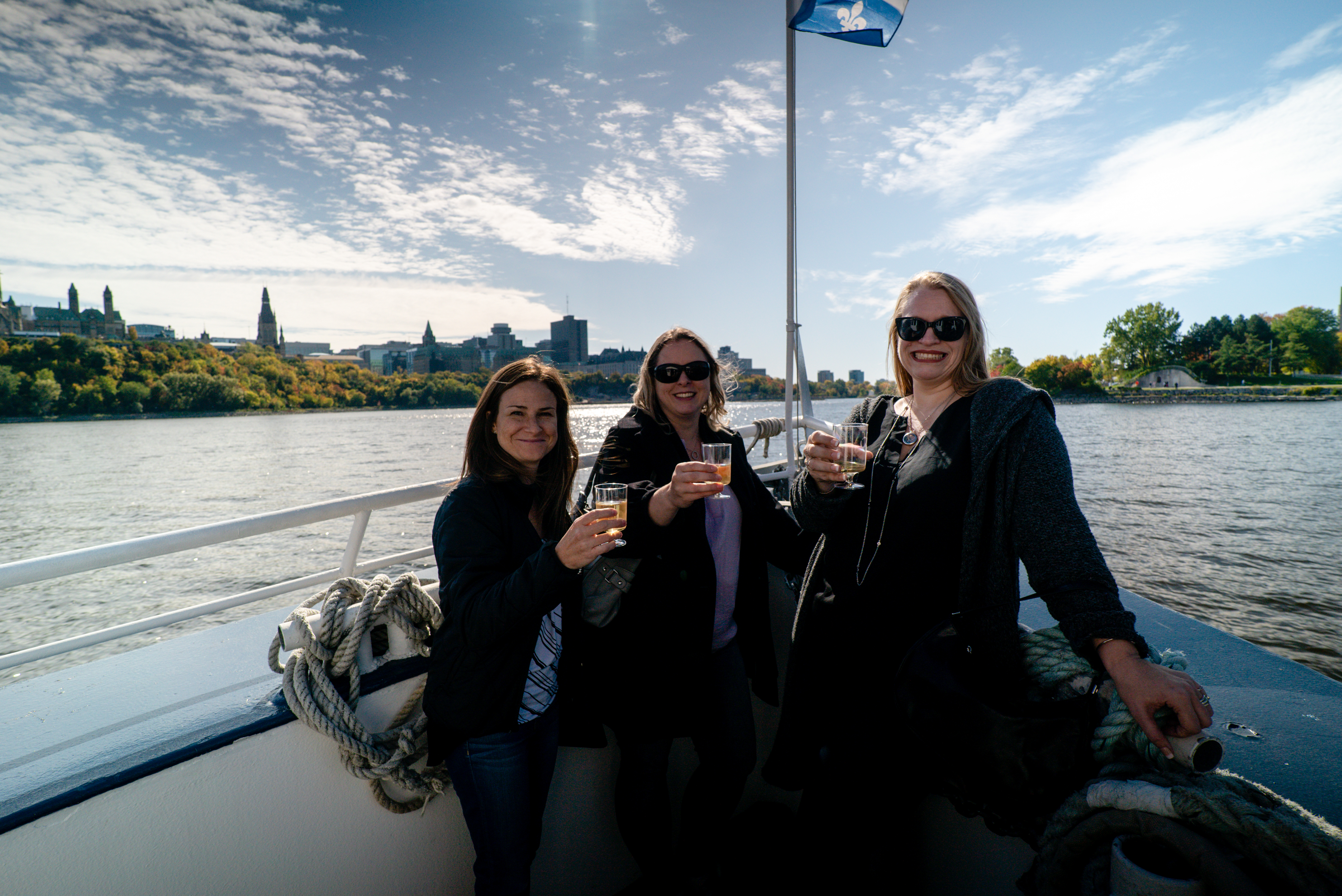 Ottawa River Boat Cruise Passengers