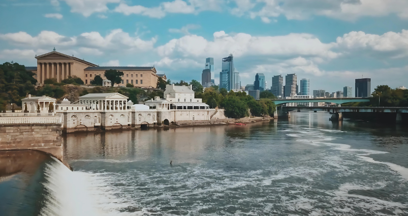 Philadelphia`s Daytime View