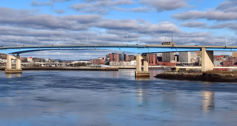 Saint John`s waterfront