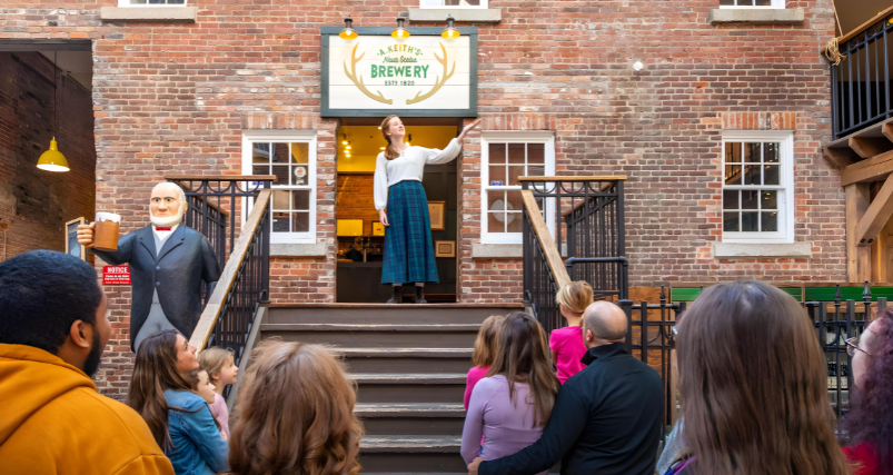 People at Alexander Keith’s Brewery