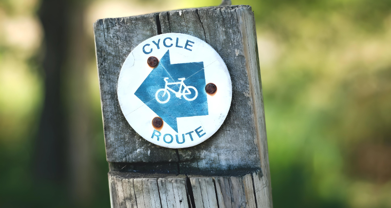 Cycle Route Sign