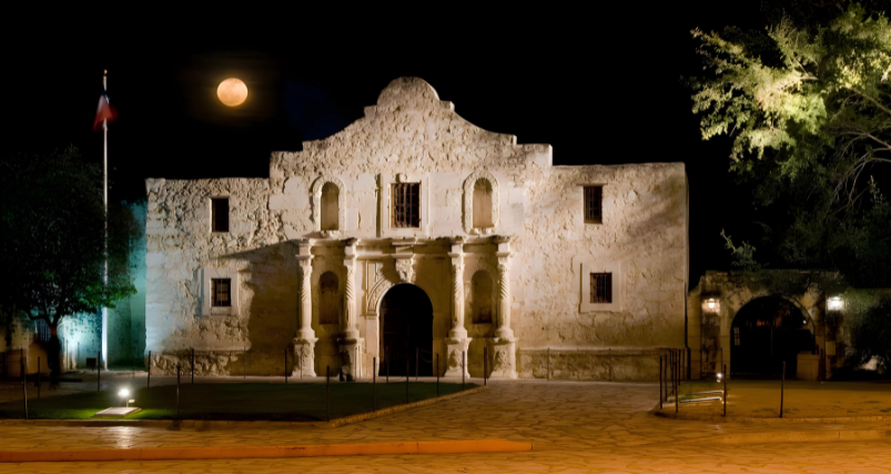  the legendary Alamo