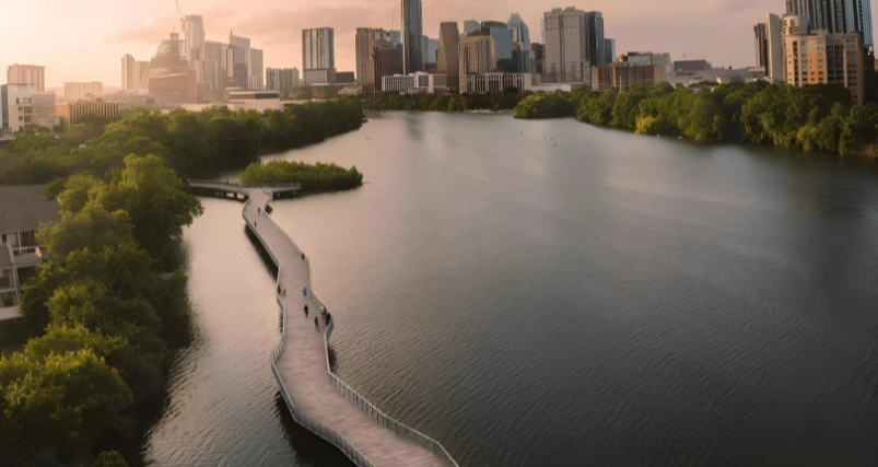 Lady Bird Lake Boardwalk