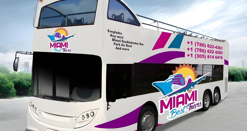 Miami Best Tours Bus: City Half-Day Bus Tour of Miami by Bus with Sightseeing Cruise