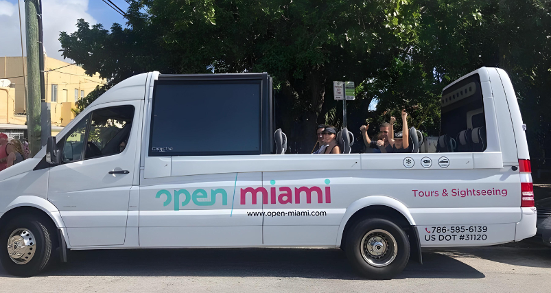 Miami Panoramic Sightseeing Tour Van