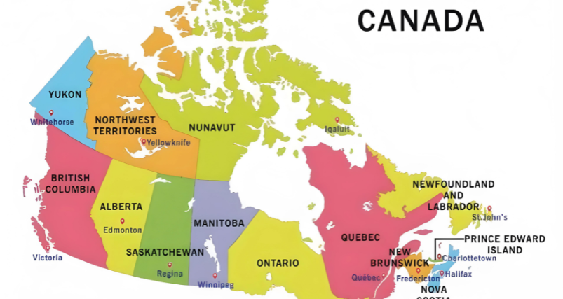 Canada`s Map