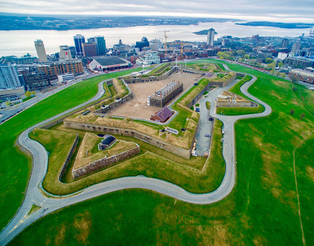 Citadel Hill aerial halifax