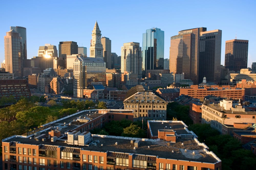 downtown boston skyline