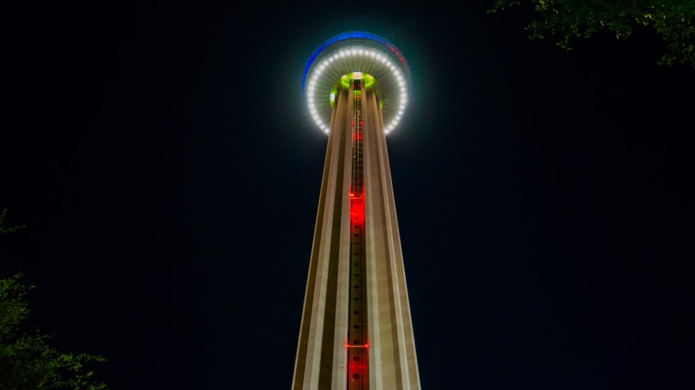 tower of the americas night shutterstock