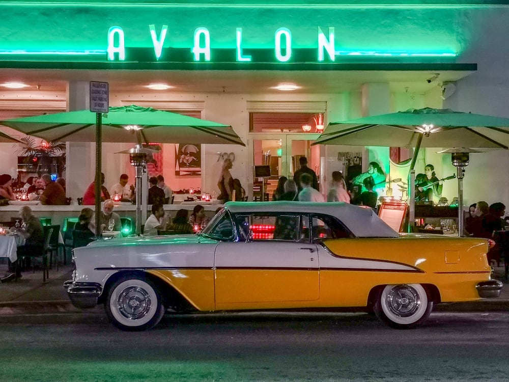 Miami ArtDeco Night Avalon unsplash