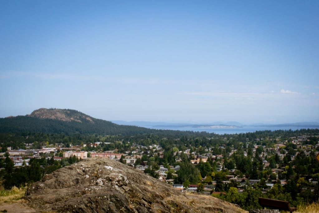 View from Mount Tolmie in Victoria BC