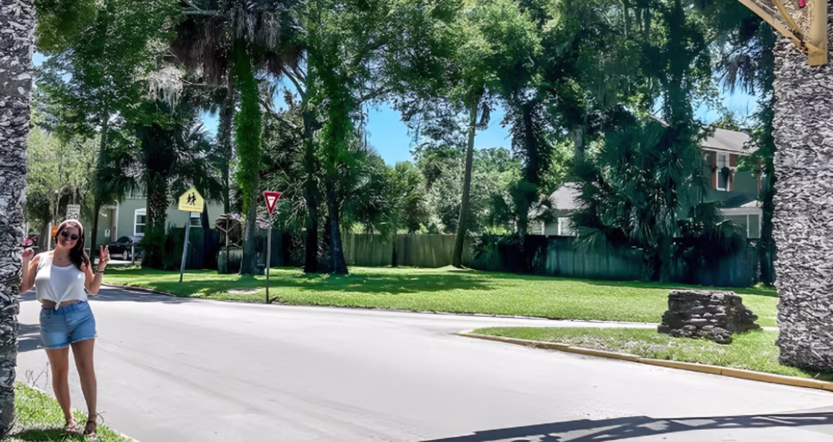 Girl at Fountain of Youth Archaeological Park