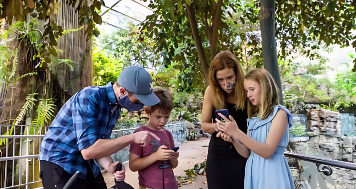 Family at Montreal Biodome & Montreal Biosphere