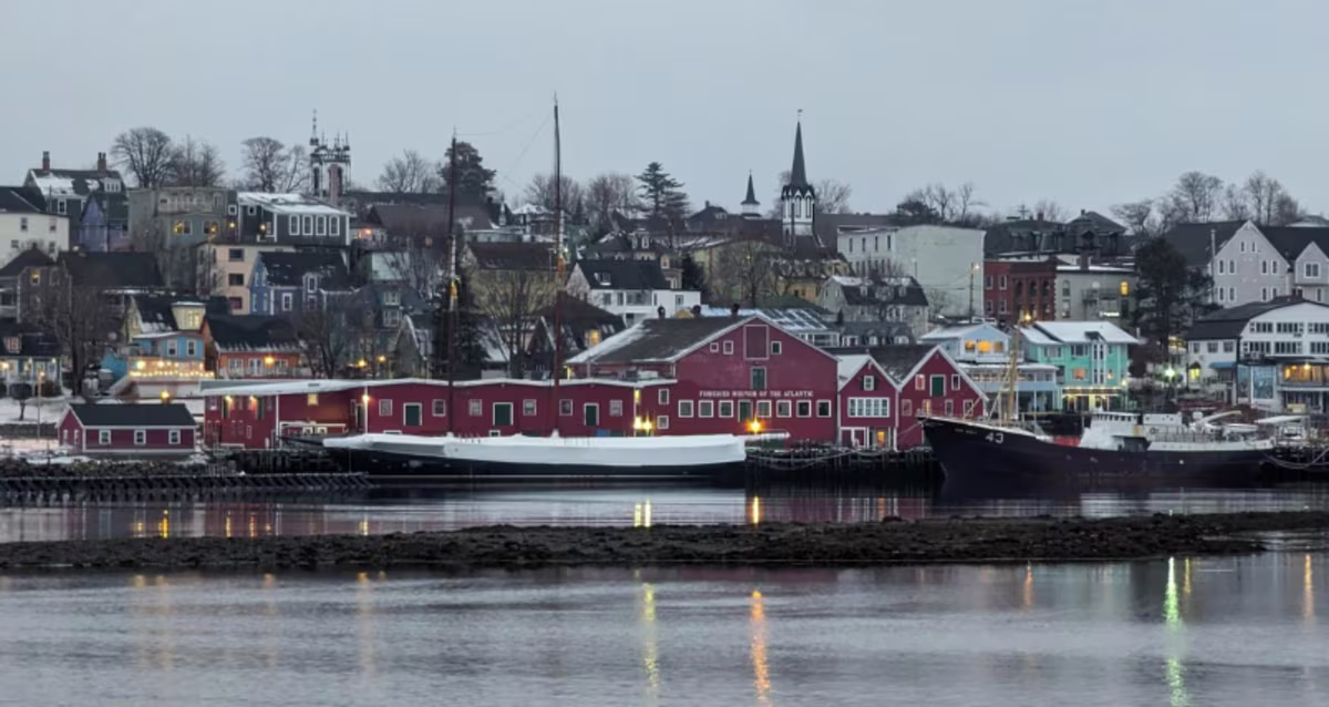 Lunenberg Harbor in Winter