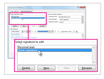 Image of Outlook Popup