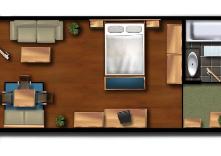 Skizze Lindenzimmer