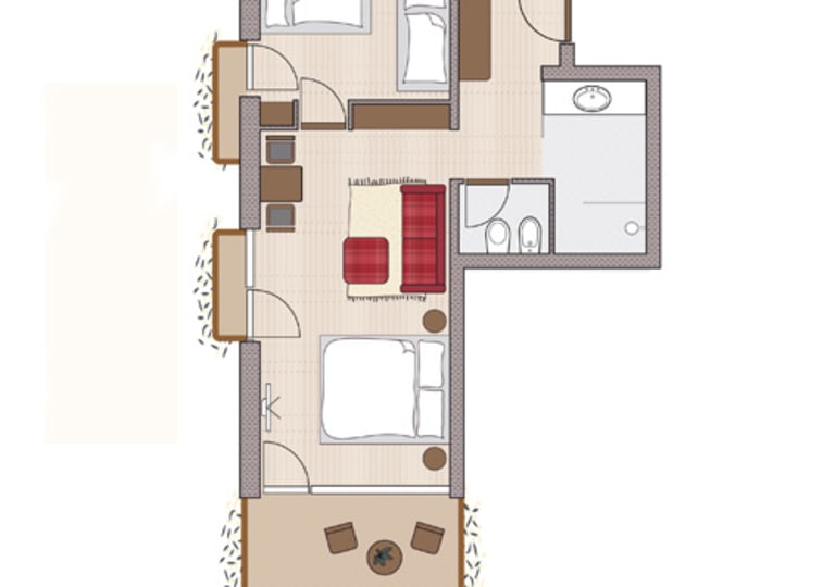 Hotel Valserhof | Family Suite Panorama