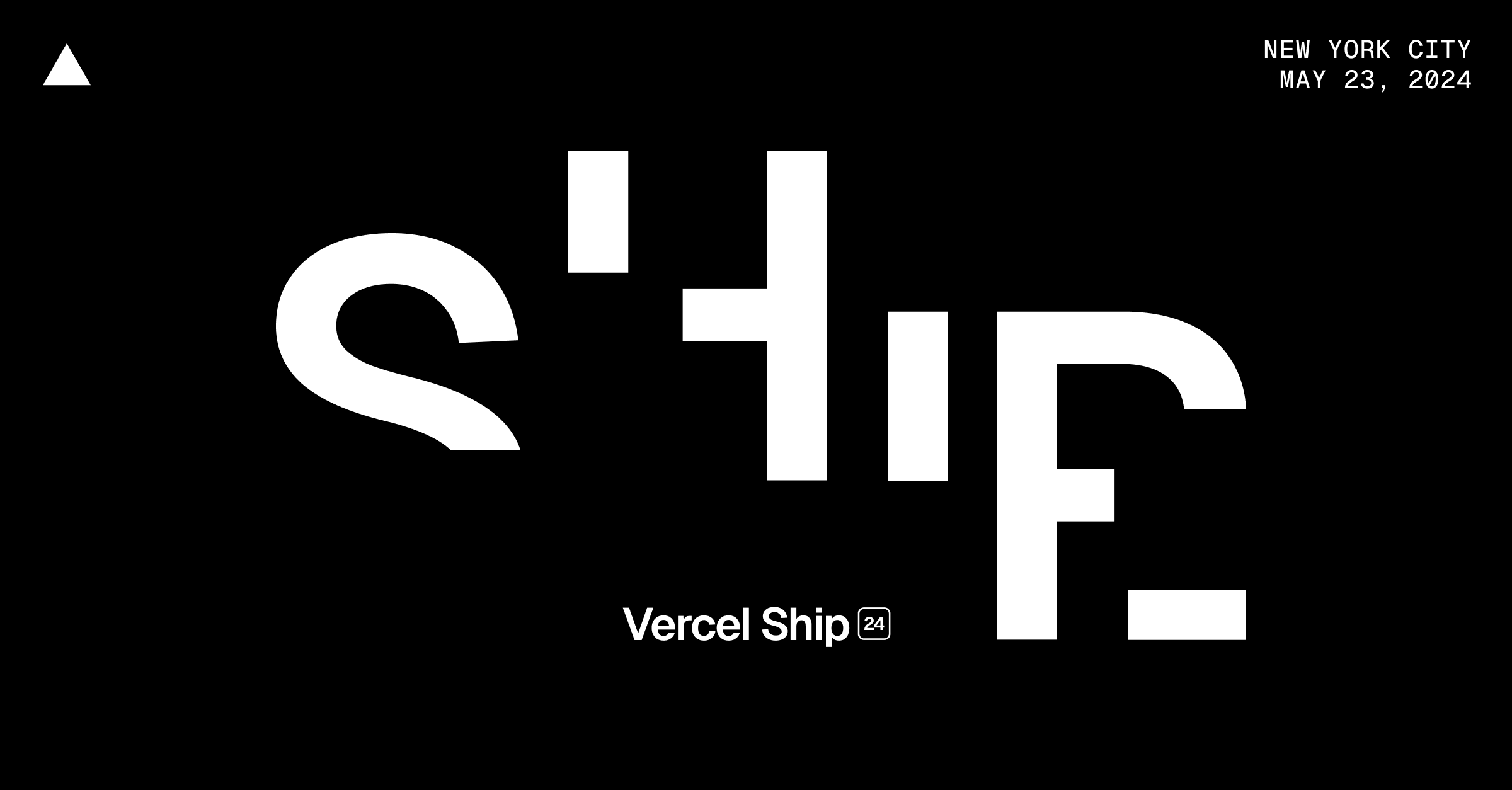 Vercel Ship 2024 SEESAW vercel-ship-2024-seesaw