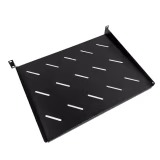 BANDEJA UNIVERSAL PARA RACK Y GABINETES, DISEÑADA PARA SOPORTE SEGURO DE EQUIPOS DE RED, SERVIDORES Y ACCESORIOS, CON ESTRUCTURA RESISTENTE Y FÁCIL INSTALACIÓN
