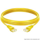 CABLE ETHERNET AMARILLO CAT6E BC CON GROSOR DE 0.56MM MARCA NETLINKS