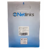 CABLE NETLINKS UTP CATEGORIA 5E 100% COBRE 24 AWG 4PARES / COLOR BLANCO IDEAL PARA INSTALACIONES DE LARGA DURACIÓN