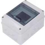 CAJA DE PROTECCION DE DISTRIBUCION DE CAJA DE DISYUNTOR ABS TRANSPARENTE TAPA ABATIBLE / CAJA DE DISTRIBUCION PARA INTERIORES Y EXTERIORES