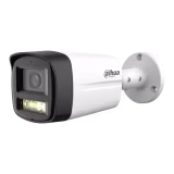 CAMARA TIPO BALA ANALOGA MARCA DAHUA CON RESOLUCION DE 5 MEGAPIXEL CON LENTE FIIJO DE 2.8MM CON DOBLE ILUMINACION INTELIGENTE Y AUDIO BIDIRECCIONAL PARA INSTALACIONES EXTERIORES E INTERIORES
