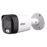 CÁMARA TIPO BULLET ANALOGA HDCVI DE 5 MP CON LENTE FIJO, DOBLE ILUMINACIÓN INTELIGENTE, VISIÓN NOCTURNA IR Y LUZ CÁLIDA, MICRÓFONO INTEGRADO, PROTECCIÓN EXTERIOR Y ALTA DEFINICIÓN PARA VIGILANCIA RESIDENCIAL Y COMERCIAL