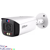 CAMARA DAHUA IP BULLET DE 4MPX FULL COLOR, TIOC 2.0. DISUASION ACTIVA, AUDIO INTEGRADO, WIZSENSE, POE Y PROTECCION IP67