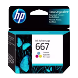CARTUCHO DE TINTA HP 667 TRICOLOR INK ADVANTAGE ORIGINAL