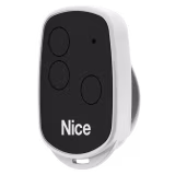 CONTROL REMOTO NICE OPEN TECH PETRO  CON DISEÑO ADAPTABLE DE TRES BOTONES Y FRECUENCIA DE 433,92 MHZ