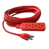 EXTENSION SPTLINE NARANJA DE 5 METROS CABLE 14AWG Y 3 ENTRADAS