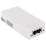 INYECTOR POE GIGABIT DAHUA DE ALTA POTENCIA CON SALIDA 30W, COMPATIBLE CON IEEE 802.3AT/AF, PUERTOS RJ45 DE ENTRADA Y SALIDA, DISEÑO COMPACTO PARA INSTALACIONES IP