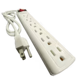 REGLETA DE 6 TOMAS DE CORRIENTE CON PROTECCION CONTRA SOBRE TENSIONES SPTLINE
