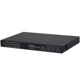 SWITCH CONMUTADOR DAHUA GIGABIT DE SOBREMESA GESTIONADO DE 20 PUERTOS CON POE DE 16 PUERTOS