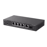 SWITCH POE GESTIONADO EN LA NUBE CON 5 PUERTOS 2.5 GIGABIT ETHERNET Y 1 PUERTO DE ENLACE ASCENDENTE 10 G PARA REDES DE ALTA VELOCIDAD Y ADMINISTRACIÓN REMOTA CENTRALIZADA