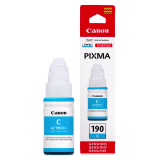 BOTELLA DE TINTA CANON GI-190 CYAN | PARA PIXMA G2110 / G3110 / G4100 / G4110
