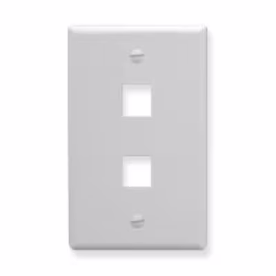 FACEPLATE MARCA NETLINKS PARA 2 PUERTOS