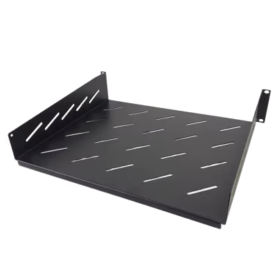 BANDEJA METÁLICA DE 2U PARA GABINETES Y RACKS DE RED, DISEÑADA PARA SOPORTAR EQUIPOS, ACCESORIOS Y COMPONENTES DE COMUNICACIÓN, CON ESTRUCTURA RESISTENTE, FÁCIL MONTAJE Y EXCELENTE VENTILACIÓN PARA UNA GESTIÓN ORGANIZADA DEL ESPACIO INTERNO
