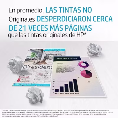 BOTELLA DE TINTA HP GT53 NEGRO ORIGINAL