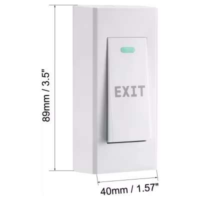 INTERRUPTOR PARA CONTROL DE ACCESO REINICIABLE NC/NO/COM  3.504 INX1.575 IN PANEL 250V 10A