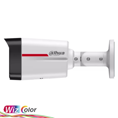 CÁMARA BULLET DAHUA IP DE 6 MEGAPÍXELES WIZCOLOR CON LENTE FIJO, ILUMINACIÓN LED BLANCA ACTIVA, VISIÓN NOCTURNA EN COLOR , TECNOLOGÍA SMART H.265+, PROTECCION PERIMETRAL, AI-ISP, SMD PLUS Y PROTECCION IP67