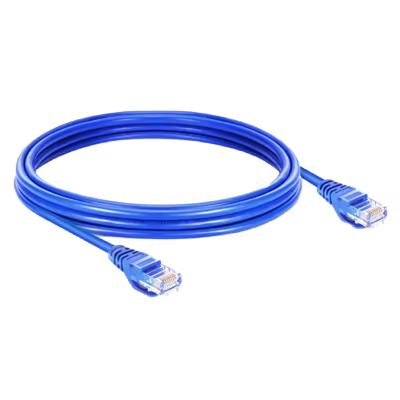 CABLE DE ETHERNET DE 2 METROS CCA SPTLINE 0.5M COLOR AZUL