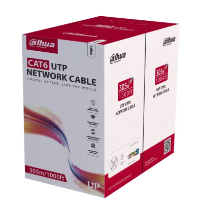 CABLE UTP INDUSTRIAL DAHUA DE ALTO RENDIMIENTO PARA REDES IP CON DISEÑO RESISTENTE, TRANSMISIÓN ESTABLE Y PROTECCIÓN AVANZADA PARA INSTALACIONES PROFESIONALES