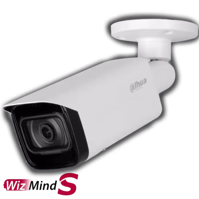 CAMARA IP DAHUA BULLET WIZMIND S DE 5MPX CON POE E IMAGEN IMPULSADA POR IA / PROTECCION PERIMETRAL / DETECCION FACIAL / DETECCION DE SONIDO INTELIGENTE / CONTEO DE PERSONAS / METADATA DE VIDEO / SEGURIDAD CYBERNETICA Y PROTECCION IP67