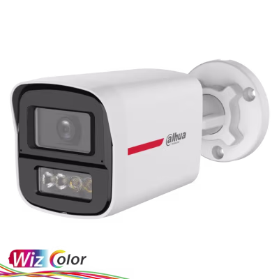 CÁMARA BULLET HDCVI DE 2 MEGAPÍXELES FULL-COLOR CON ILUMINACIÓN INTELIGENTE, LENTE DE ALTO RENDIMIENTO, MICRÓFONO INTEGRADO, TECNOLOGÍA WDR Y DISEÑO RESISTENTE IP67 PARA VIGILANCIA PROFESIONAL EN INTERIORES Y EXTERIORES